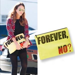 KENZO “Forever, No?” Oversized Clutch